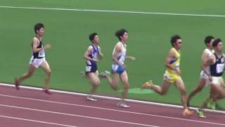 2016年度 国公立大学対校戦 対校男子800m 安達