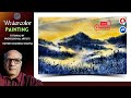 Memory Hill Scape Watercolor Painting Demo 30 By Artist Ramesh Chandra Sharma