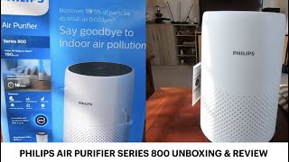 PHILIPS AIR PURIFIER SERIES 800 UNBOXING & REVIEW