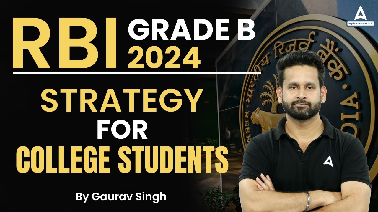 RBI GRADE B 2024 | RBI Grade B Preparation Strategy To College Students ...