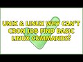 Unix & Linux: Why can't cron job find basic Linux commands? (2 Solutions!!)