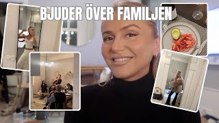 VLOGG: Bjuder över familjen på middag