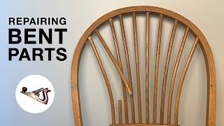 Craftsman Repairs Broken Furniture with Bent Wood Parts - a Fixing Furniture Restoration