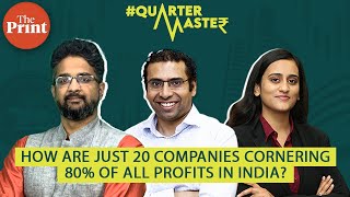 How are just a few companies accounting for most of the profits in India?