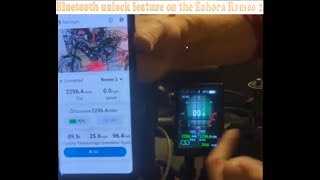 How to use the Bluetooth unlock feature on the Eahora Romeo 2.