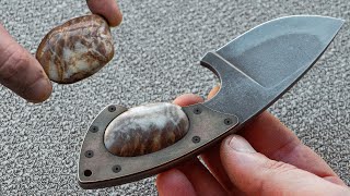 Knife Making - Knife with Stone Handle