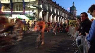 The men on the neutralised lap at London Nocturne