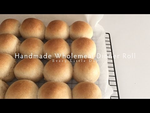 Homemade Wholemeal Dinner Roll #06 Homemade Wholemeal Dinner Roll #06