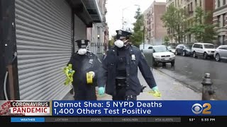 Coronavirus Update: 5 Members Of NYPD Die, More Than 1,400 Test Positive