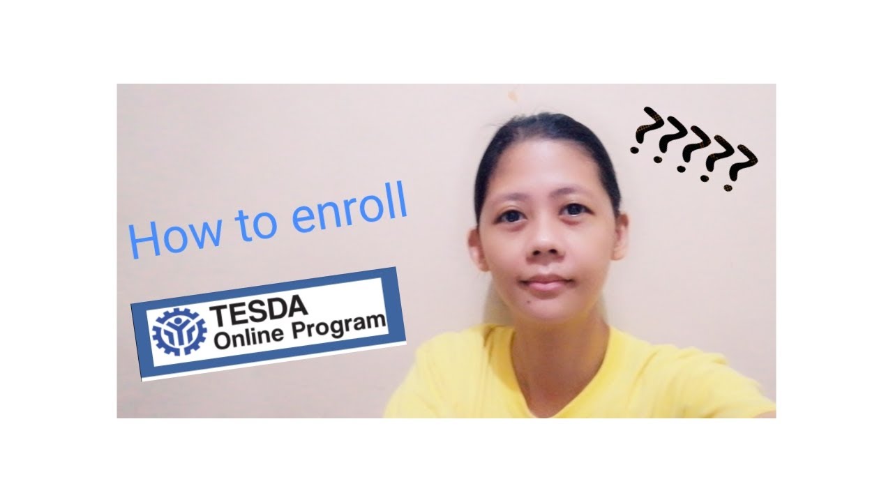 How To Enroll On TESDA Online Program? - YouTube