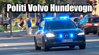 1X Politi Volvo Hundevogn i udrykning | Police Respond