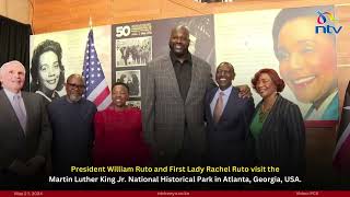Ruto in US: President visits the Martin Luther King Jr. National Park