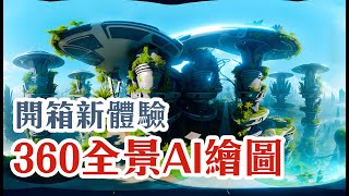 開箱新體驗 01 - 完全免費的360°全景AI繪圖平台 Blockade Labs的Skybox 中文開箱！來詠唱全景圖吧~👀還蠻好玩的~