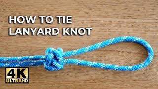 The SUPER EASY LANYARD KNOT -   ⭐️4K Video ⭐️