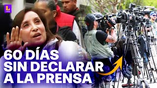 Dina Boluarte hizo promesa a la prensa "Pronto voy hacer un espacio para conversar en Palacio"