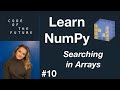 Python NumPy Tutorial for Beginners #10 - Searching in Arrays