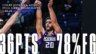 COLBY JONES RECORDS SEASON-HIGH NUMBERS (36 PTS, 78% FG) AGAINST THE GOLD | 1.30.25