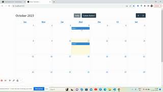 Customized FullCalendar in Reactjs