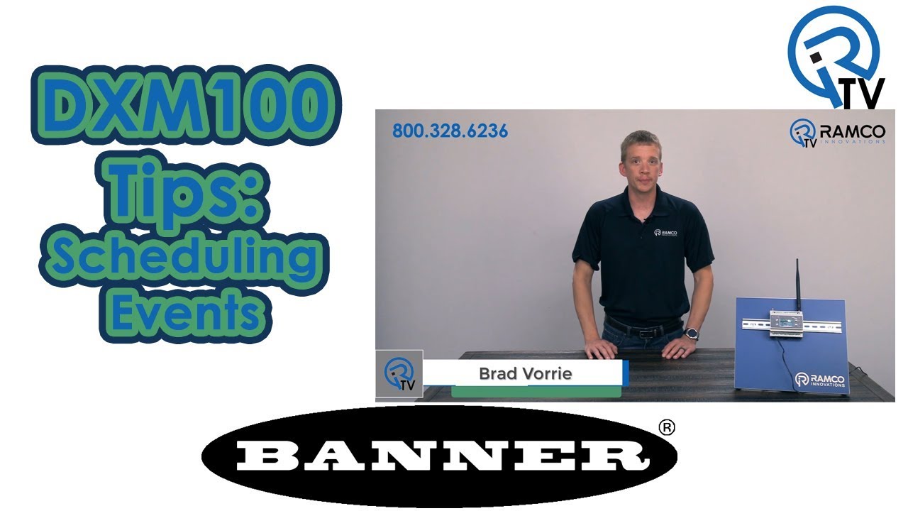 Banner Dxm Tips Event Scheduling Youtube