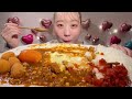 asmr カレーライス curry and rice【日本語字幕】【咀嚼音 mukbang eating sounds】