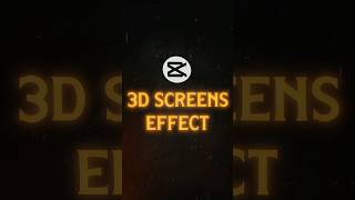 3D Screens Effect Tutorial 💀🔥 | CAPCUT | #shorts #tutorial