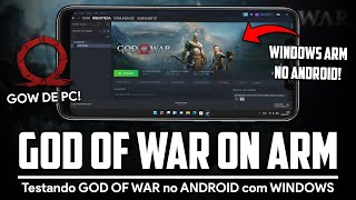 GOD OF WAR DE PC NO ANDROID COM WINDOWS! | God Of WAR no WINDOWS ARM