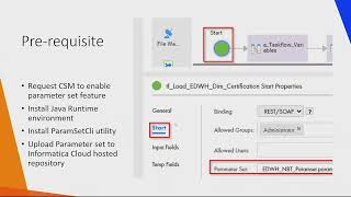 Implement Parameter Set in IICS