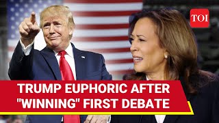 'I Won': Trump Gushes Post First Debate; Kamala Ready For Second Showdown | Watch