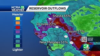 Here’s a look at reservoir releases, NorCal river forecasts