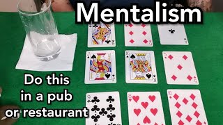 Learn a Mentalism trick you can do in a pub or restaurant. #mentalism