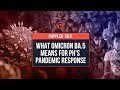 Rappler Talk: What Omicron BA.5 means for the Philippines’ pandemic response