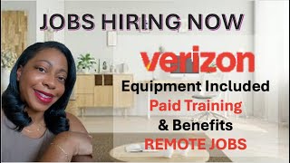 Verizon is HIRING! | Remote Jobs | WFH | Great Pay & Benefits | Equipment Included