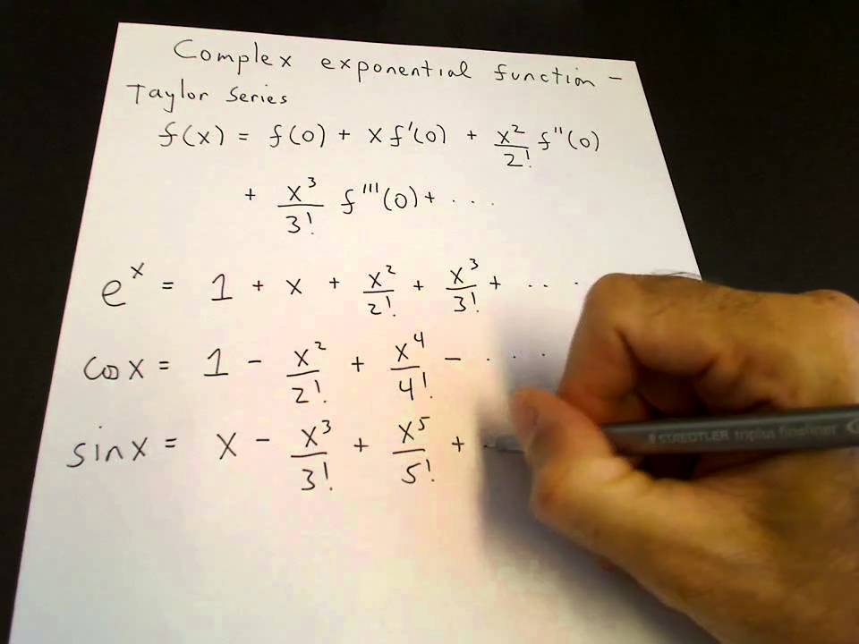 Complex Exponential Function Youtube