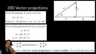 11SM 20D Vector projections