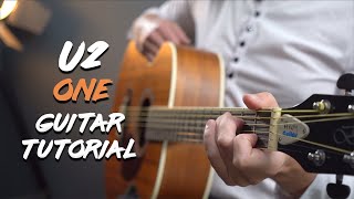U2 'One' - Acoustic Guitar Lesson Tutorial // Easy Songs For Beginners