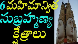 6 subramanya swamy temples in tamilnadu/aarupadai veedu temple history/ 6 abodes of lord murugan