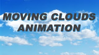 Passing \ Moving Clouds Animation Using HTML5 and CSS3 | HTML | CSS | 2019