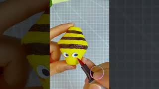 How to make paper bumblebee 💖 Paper Crafts #shorts