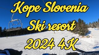 Kope Ski resort - Slovenia 2024 4K