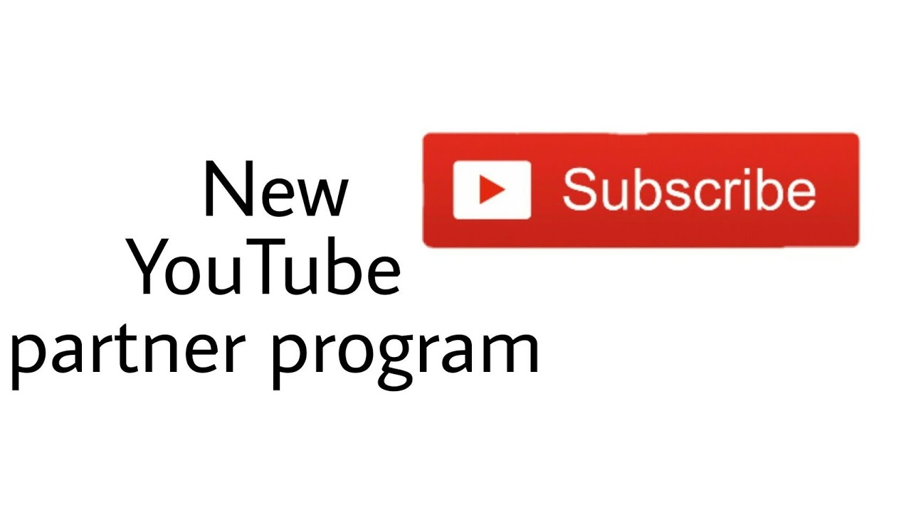 New Youtube Partner Program Youtube New Youtube Partner Program Youtube