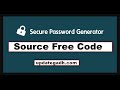 Password Generator In Python With Source Free Code | PROJECT -3 | @Decodeit2
