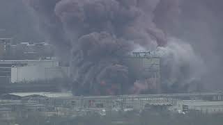 Louisiana chemical plant catches fire after Hurricane Laura