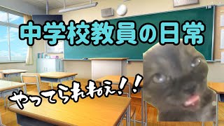 中学校教員の日常【猫ミーム】