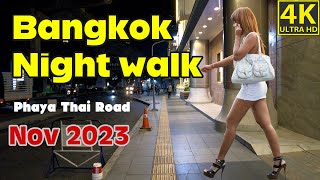 Exploring Phaya Thai Road in 4K: A Mesmerizing Walking Tour of Bangkok's Hidden Gems!