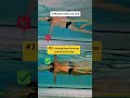 3 reasons why you sink when swimming freestyle #swimming