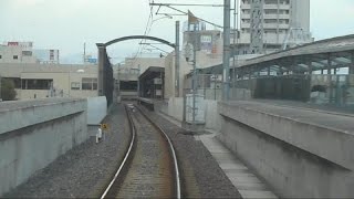 前方展望 2016.12.09 阪急 今津線 阪神国道駅～西宮北口駅間 6000系 6023F 普通 西宮北口 行き 阪急電鉄 阪急電車