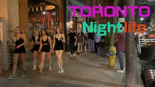 Toronto Nightlife - CANADA | 4K |