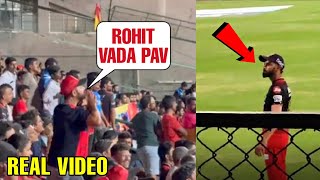 Virat Kohli angry on fans when they were teasing Rohit Sharma calling Vada Pav during RCBvsMI |