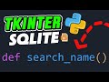 Search Feature in Python Tkinter + SQLite App - Tutorial 7