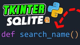 Search Feature in Python Tkinter + SQLite App - Tutorial 7